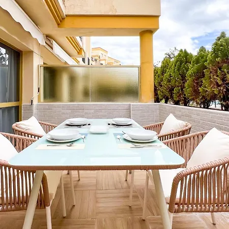 شقة Oleholidays 201 Romana Playa Junto Al Mar